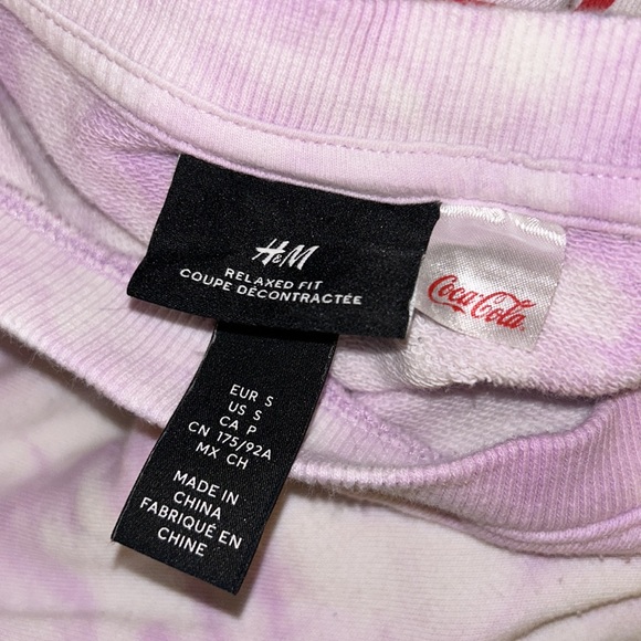COCA-COLA/ H&M crewneck sweatshirt - Picture 4 of 4